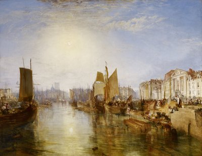 El Puerto de Dieppe de Joseph Mallord William Turner